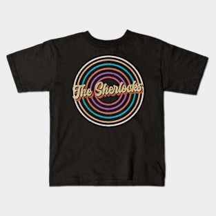 vintage circle line color The Sherlocks Kids T-Shirt